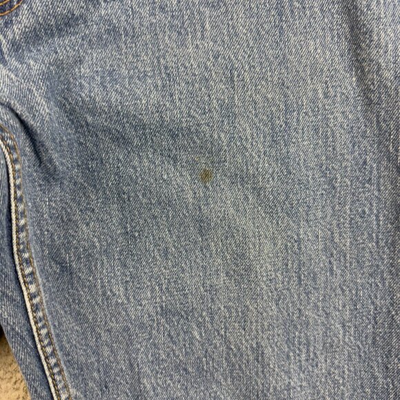 Levi's Jeans Men's 36x34 Blue Denim Straight Leg 505 Classic American Pants - Picture 4 of 7